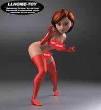 Helen Parr NSFW 1/24 3D Print Model Kit Unpainted GK mini statue Figure