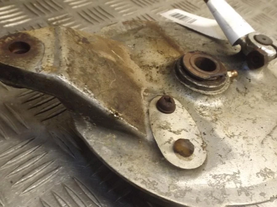 Yamaha DT1 250 1968 Early DT250 Rear Back Brake Plate  - Image 2 of 4