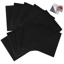 10 Adhesive Foam Padding Sheets 1/8" Thick 4" X 4" Closed Cell Self Stick Insula