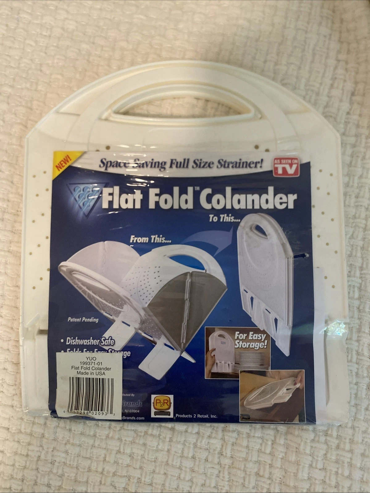 Flat Fold Colander Dishwasher Safe, Folds for Easy Storage Space Saving