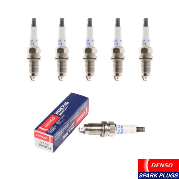 New Set of 5 Denso Double Platinum Spark Plug for VW Beetle/Golf/Jetta/Passat L5