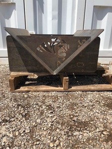 Custom Fire Pit Collapsible And Portable 5 Piece Plasma Cut 1