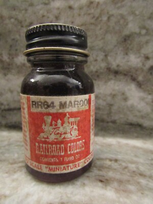 FLOQUIL RAILROAD COLORS MODEL PAINT - 1oz 1 OUNCE - RR64 MAROON
