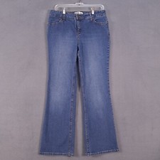 Signature Levis Jeans Womens 12 Misses Blue Stretch Denim Mid Rise Bootcut
