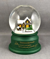 Thomas Kinkade DaySpring HOLIDAY EVENING MEMORIES Snow Globe 2011