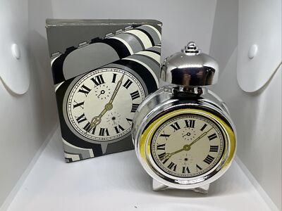 Vintage Rare Desk Clock   No cause for Alarm  Decanter Talwinds After Shave