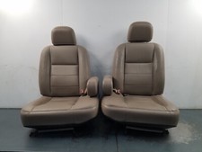 2005 Grand Marquis Crown Vic Victoria Leather Power Front Seat Set 9031 G3