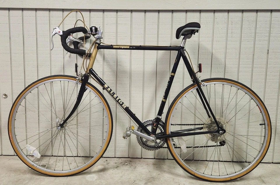 1986 Raleigh Pursuit Road Bike 59cm Black & Gold Great Condition! - Image 2 of 4