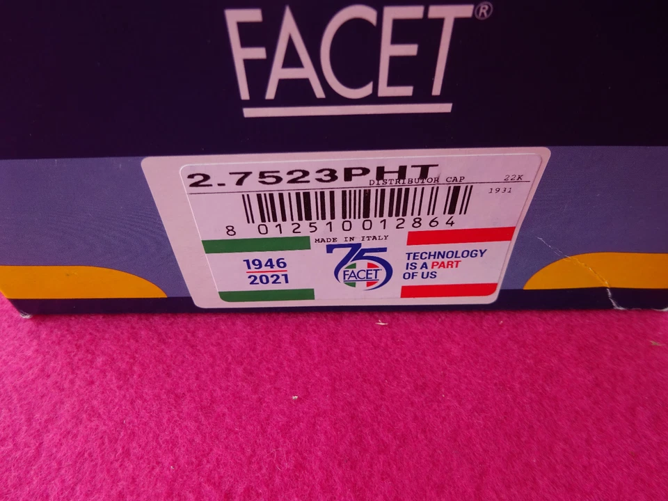 Facet Verteilerkappe passend für Porsche 911 3,2 Carrera  84-89  2.7523PHT - Bild 4 von 4