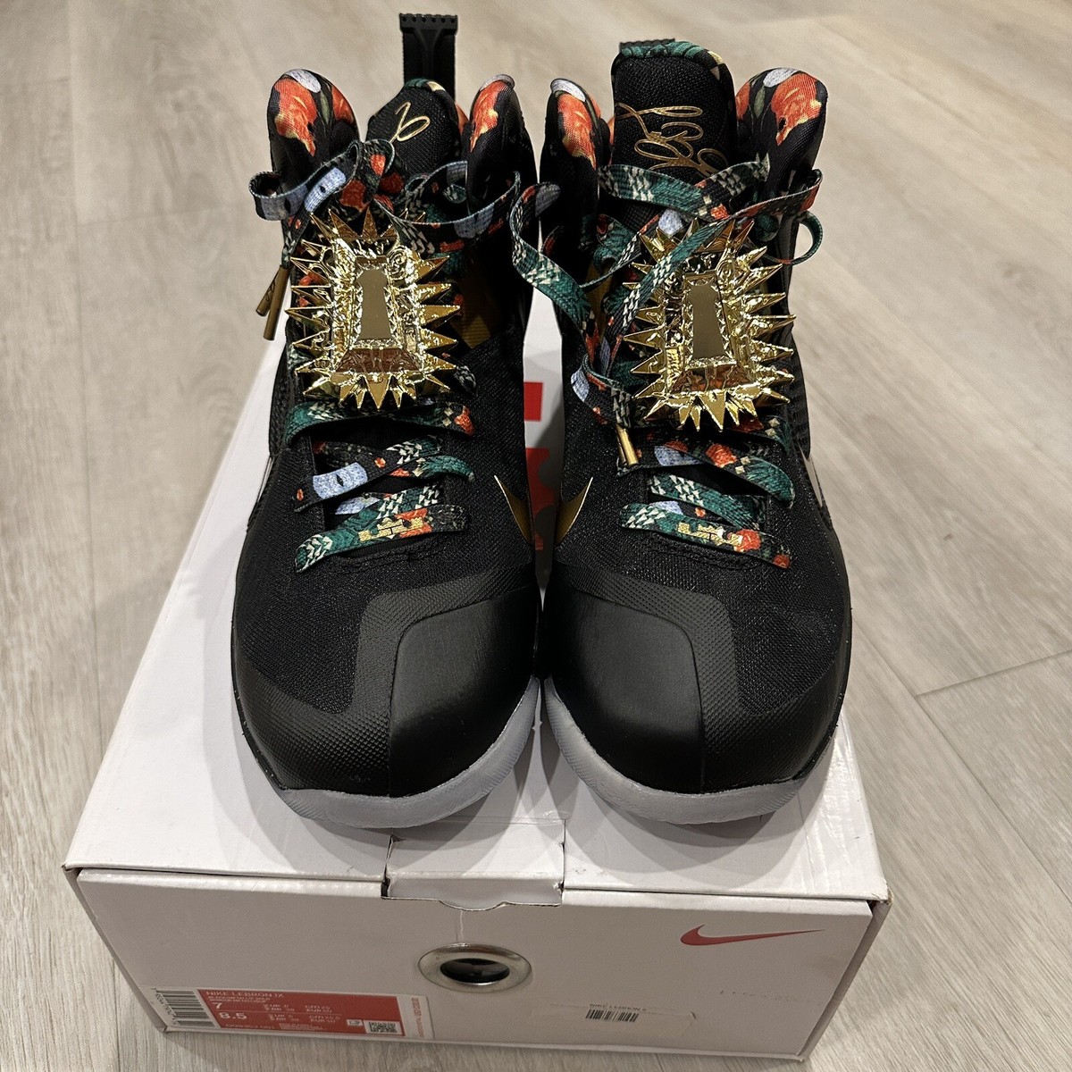シューズ(男性用) Lebron 9 Watch the Throne DO9353-001 Nike Lebron 9 XI Watch the Throne Men Size 8 #DO9353-001