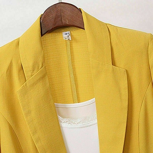 2025 Womens Ladies Formal Plus Size 3/4 Sleeve Coat Jacket Suit Blazer@!! - Picture 9 of 13
