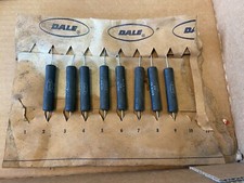 8 NOS Vintage Dale 7 ohm 10 watt 10W Precision Resistors 1 Enameled 1960s