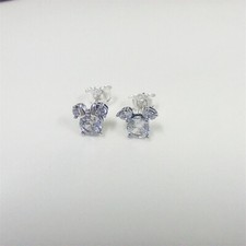 sparkling stud earrings sterling silv pandora mickey mouse & minnie mouse