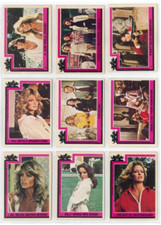 Charlie's Angels: Series I - III lot of 29 trading cards & 8 stickers by Topps