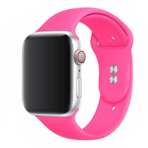 Band Rubber Soft for Apple Watch Series Ultra 8 7 6 5 4 Watchband Strap Silicone - Picture 9 of 57