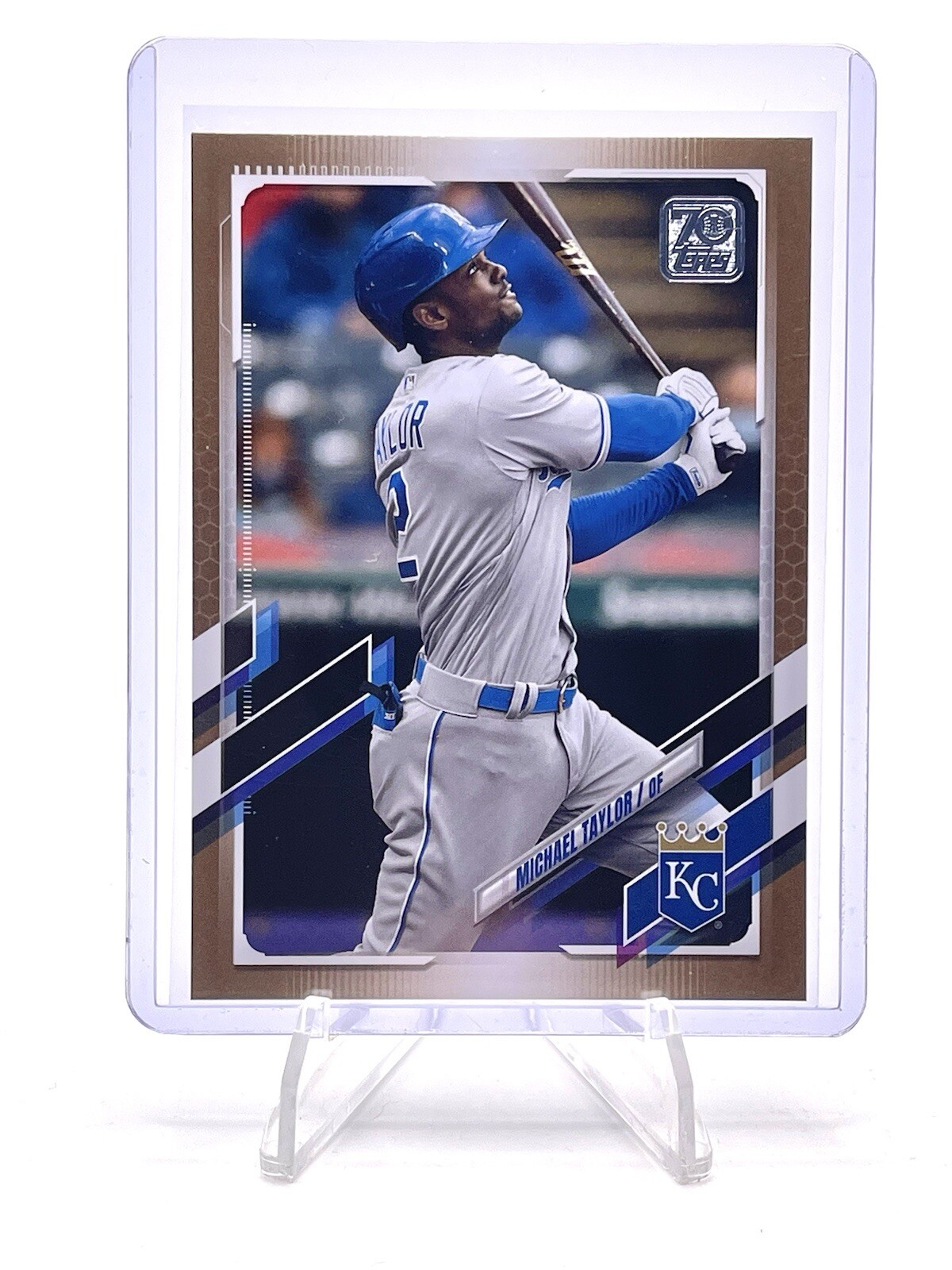 2021 Topps Update Michael Taylor Gold Parallel 1650/2021 #US216 MLB Baseball Card