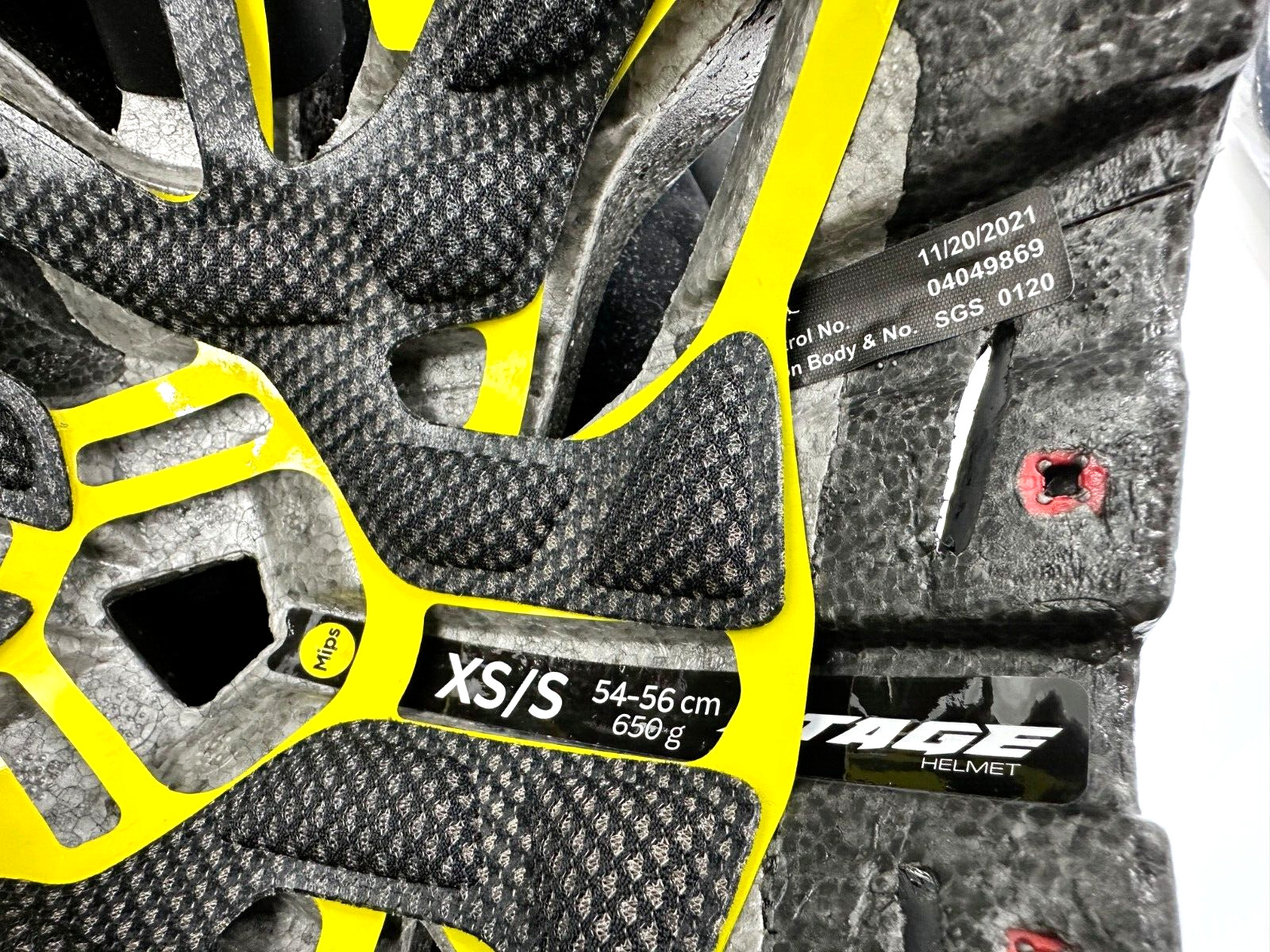 Troy Lee Designs 115254041 Stage Helmet W/MIPS Nova Glo Yellow XS/SM
