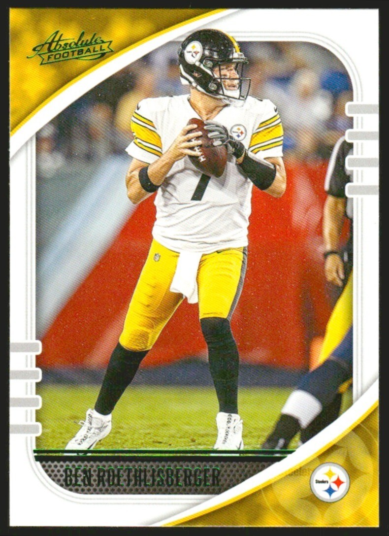 2020 Panini Absolute - #54 Ben Roethlisberger Green Parallel