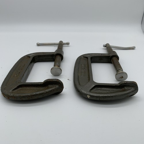 Lote (2) Abrazaderas C 4" Gran Cuello Carpintería Soldadura Automotriz Z1 - Imagen 10 de 10