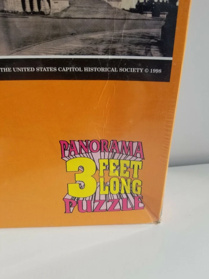 Vintage US Capitol Puzzle Panorama 3 Feet Long 1000 Piece FX Schmid Jigsaw - Image 2 of 3