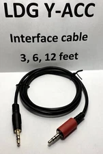 LDG Y-ACC cable 3, 6 or 12 feet, Yaesu FT-857 FT-897 to LDG built by Hamgadgets 