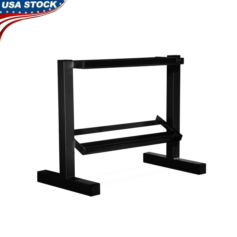 CAP 24in Two-Tier Dumbbell Rack Heavy Duty Steel Storage Hom