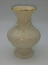 Vase Lenox Elfin Bud Vase White Cream Gold Trim USA Made