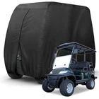 For Icon i40L Golf Carts 4 Passenger Golf Cart Cover Zipper Outdoor Waterproof