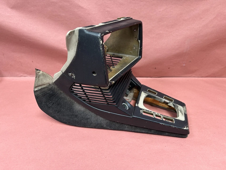 Console central BMW E28 528e 524td 528I 533I armazenamento divisória preto fabricante de equipamento original #86232 - Imagem 2 de 4