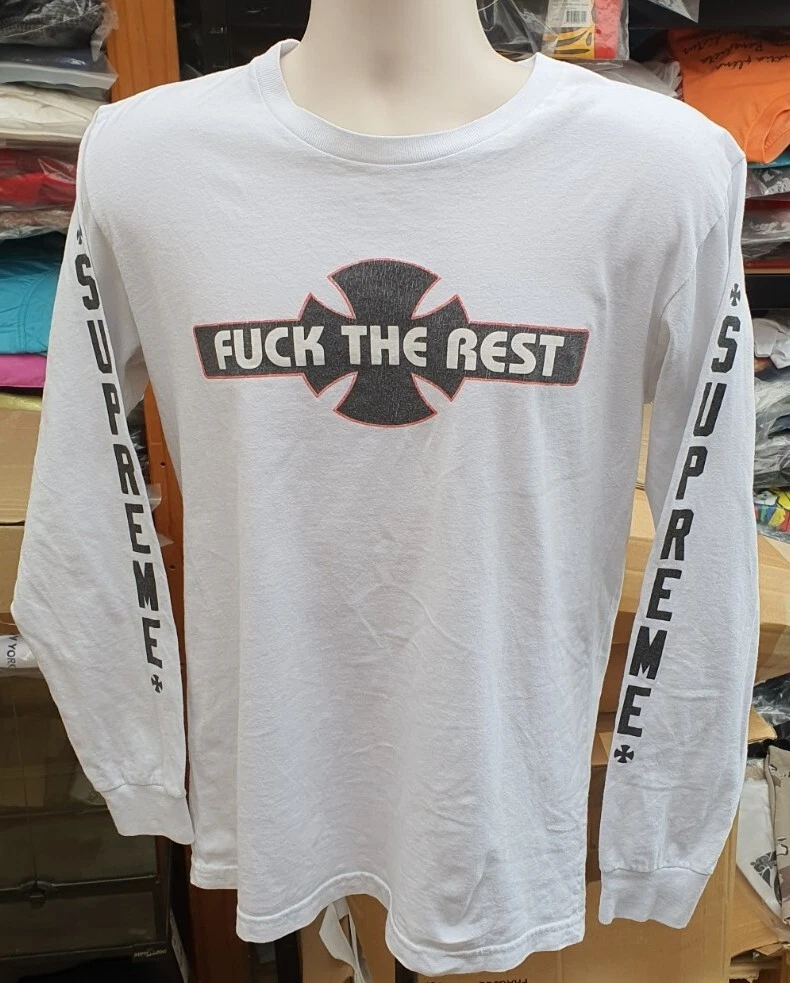 T shirt FW15 Supreme X Indépendant Fuchsia K The Rest L/S Taille M