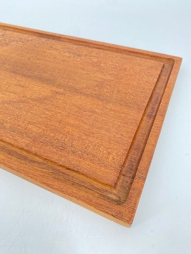 * TEAKHOLZ VINTAGE SCHNEIDEBRETT TEAK HOLZBRETT MID CENTURY DESIGN - Bild 2 von 10