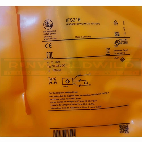 QTY:1 NEW FOR IFM IFS216 Proximity switch sensor