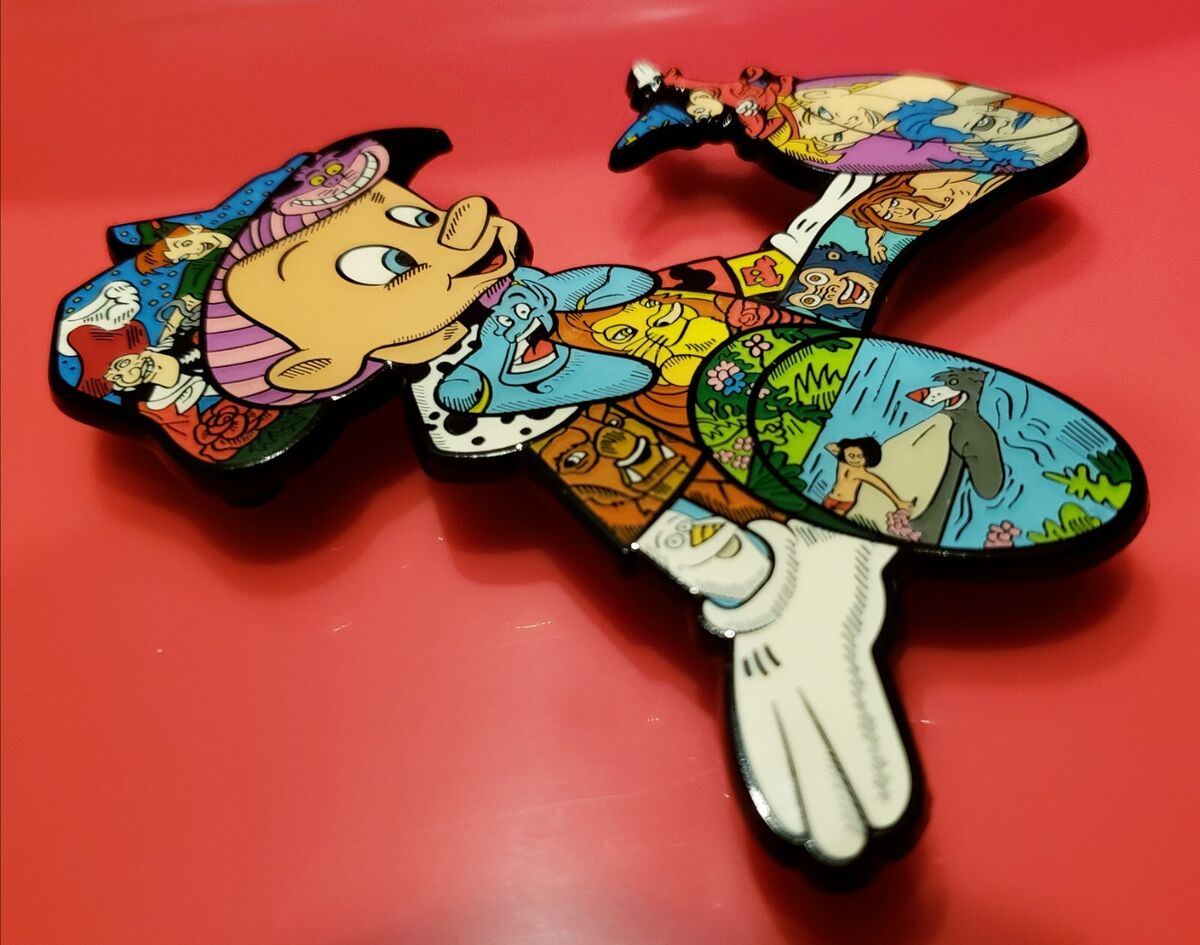 RARE Disney Pinocchio Art Pin LE /150 4 RARE Disney Pinocchio Art Pin LE /150 4