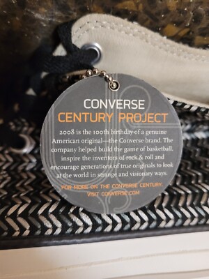 Size 11 - Converse Chuck Taylor All Star High Black Zig Zag
