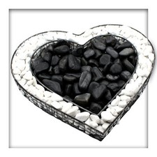 Herz Gitter Grabschmuck Grabgestaltung Pflanzschale Friedhof Grabdeko