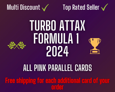 Topps Turbo Attax F1 24 - Formula 1 2024 - Pink Parallel Karten - zum aussuchen