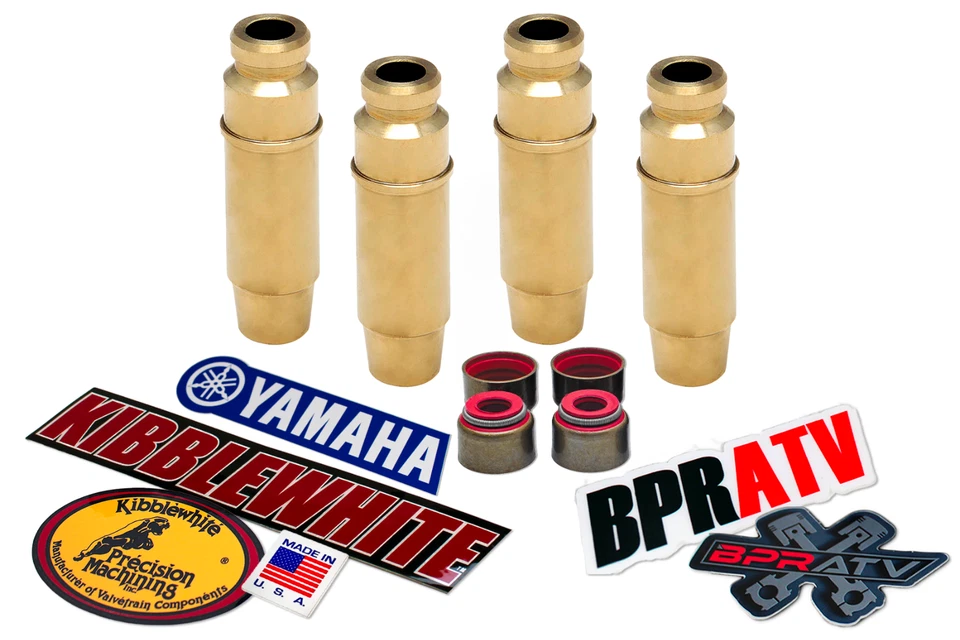 Yamaha YFZ450 YFZ 450 R 450X Kibblewhite Cabezal Admisión Válvula Escape Guías Sellos Foto 2 de 4