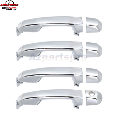 For 2010-2022 Toyota 4Runner Exterior Door Handle Chrome Front Rear Left Right