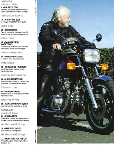 RG500 Gamma XS250 Guzzi Le Mans II H1 RD125LC XS400 GPz750 Turbo Laverda Jota XS - Picture 2 of 6