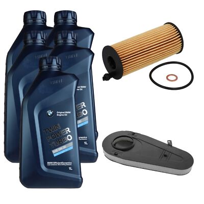 FEBI BILSTEIN Inspektionspaket 5L BMW Twin Power Turbo 5W-30 für 5er Touring