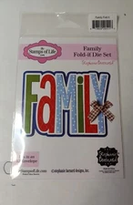The Stamps Of Life Family stamp from the  Family Fold-it Die Set