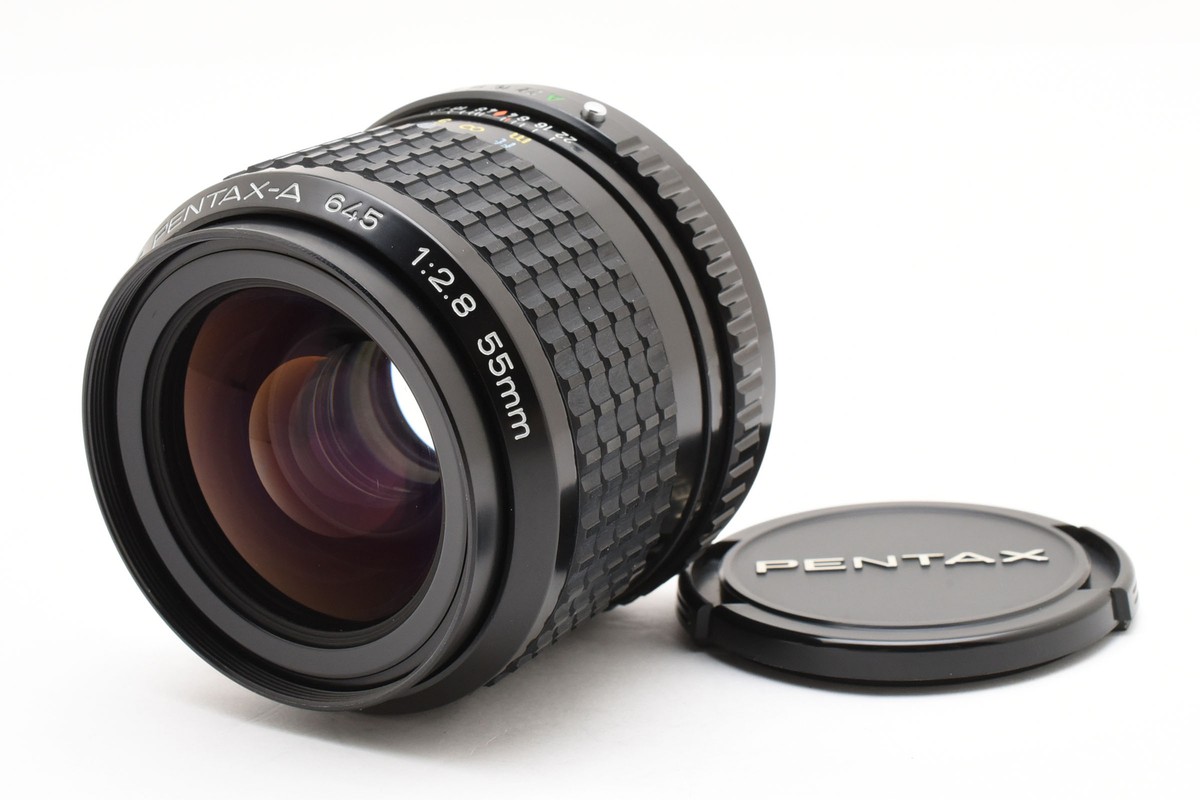 SMC PENTAX-A 55mm f/2.8 レンズ MINT] SMC Pentax A 55mm f/2.8 Wide Angle Lens For 645 N NII