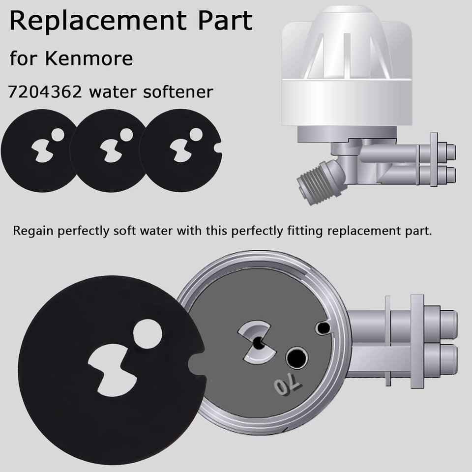 7204362 Water Softener Venturi Gasket Replacement, Compatible with