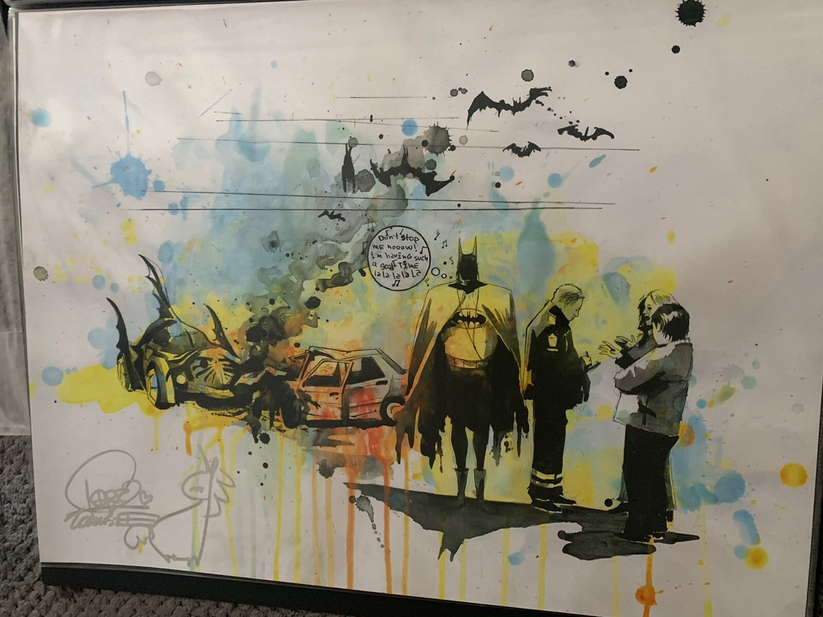 Lora Zombie Batman 18x24Art Print By: Eyes On Walls Fine Art Paper
