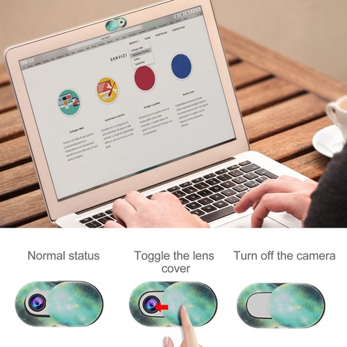 10 Pcs Copertura Della Fotocamera Coperture Protettive Webcam Scorrevole Tablet - Photo 6/12