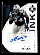 2016  Panini Limited #LI-KE Kony Ealy 23/35 Auto Limited Ink Panthers Mint+