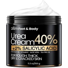 Urea Cream 40 Percent for Feet - Foot Cream for Dry Cracked Heels 2 Salicyli...