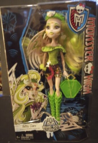 2015 MONSTER HIGH Doll BATSY CLARO Brand-Boo Students Mattel BOX Wing Loose RARE - Picture 1 of 4