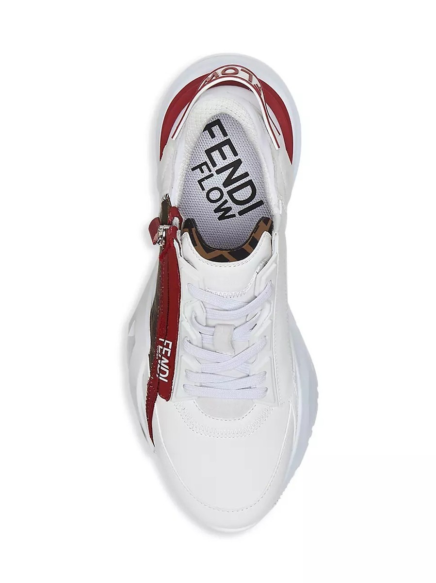 Fendi Flow FF White Red Sneakers Mens 11 | eBay Fendi Flow FF White Red Sneakers Mens 11 | eBay