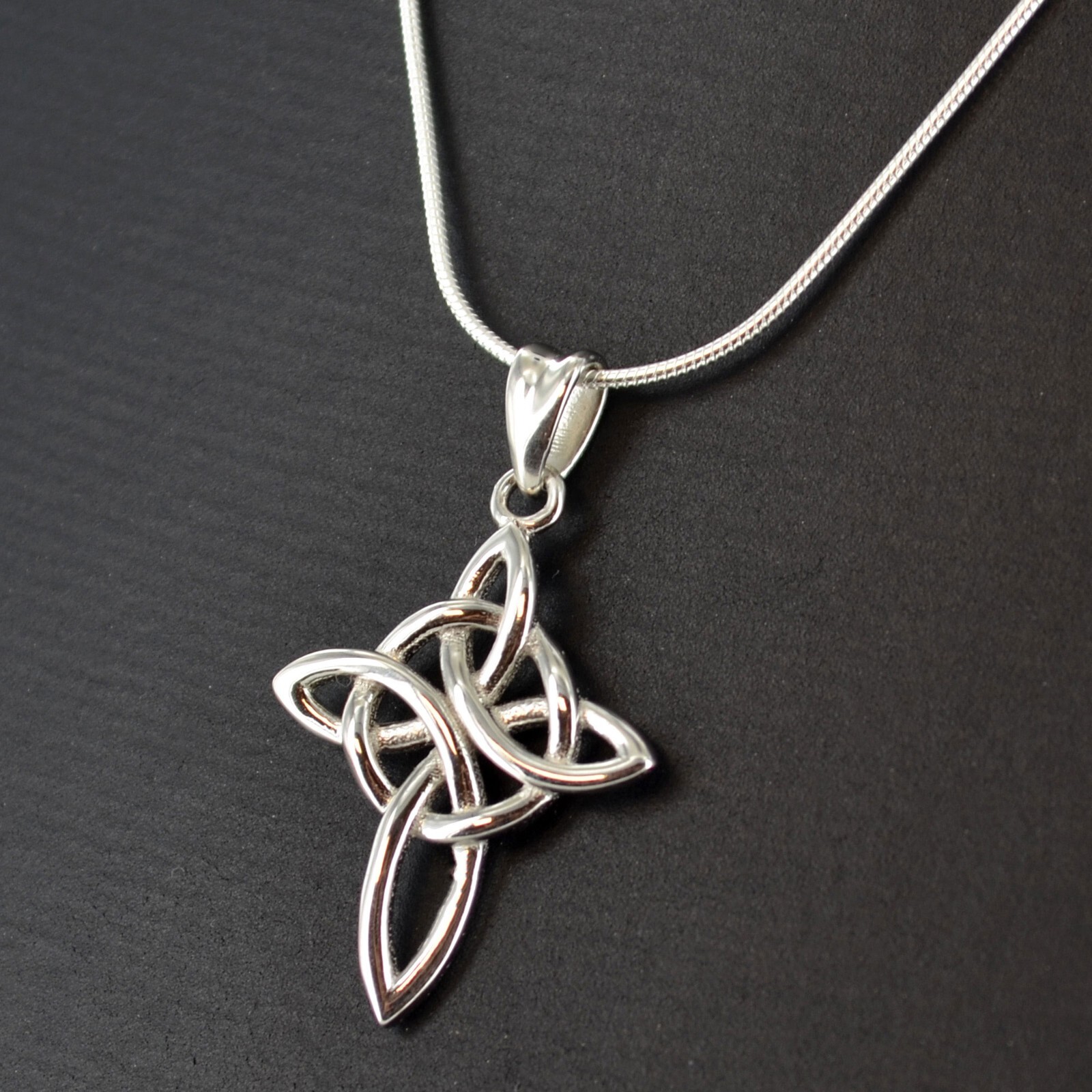 Celtic Cross 925 Sterling Silver Pendant Chain Celtic Symbol Not Included